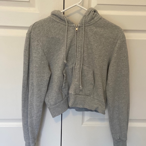 Brandy Melville Tops Brandy Melville Crystal Hoodie Poshmark